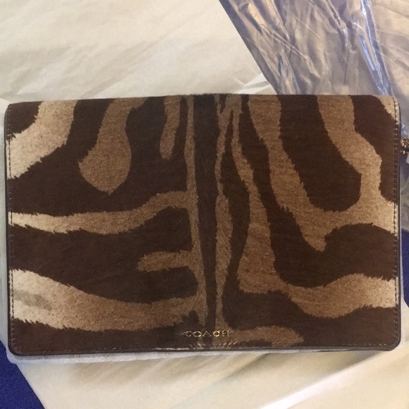 NWT COACH MADISON HAIRCALF CLUTCH - Picture 2 of 5